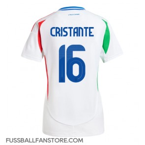 Italien Bryan Cristante #16 Replik Auswärtstrikot Damen EM 2024 Kurzarm